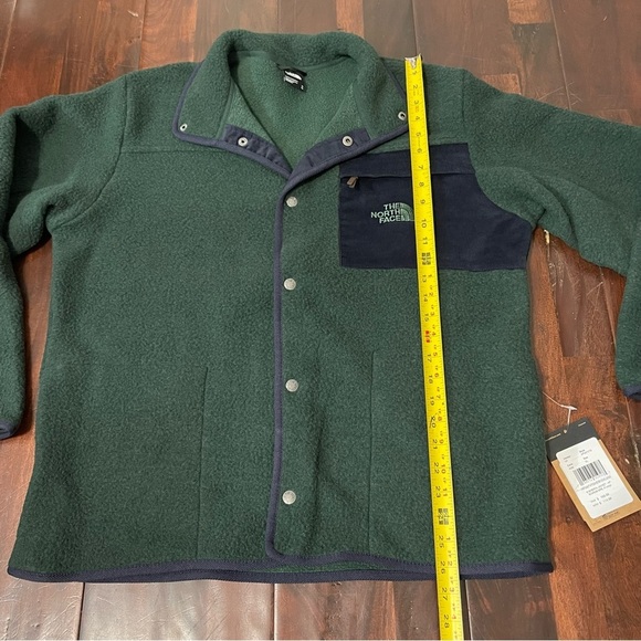 NWT The North Face Sherpa Jacket Men’s XL Green And Navy Blue Corduroy Pocket - Picture 6 of 7